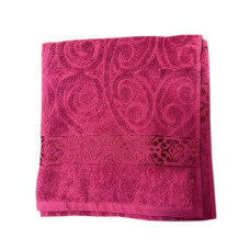 Рушник SoundSleep Desmal Arabesk махровий 50х90 см 400г бордо (2800005030518)