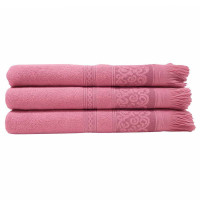 Рушник SoundSleep Desmal Biatris махровий 70х140 см 500г рожевий (2800004978910)