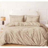 Комплект постільної білизни SoundSleep Luns бязь сімейний 160x220 см бежевий (2800004976428)