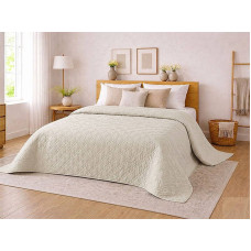 Покривало стьобане Місячне Сяйво (sky) Leleka-Textile 150х220 Місячний (1920/6633)