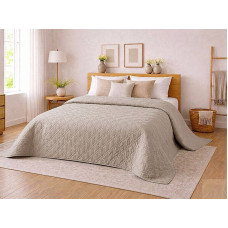 Покривало стьобане Димчаста Перлина (sky) Leleka-Textile 220*240 Димчастий (1921/6638)