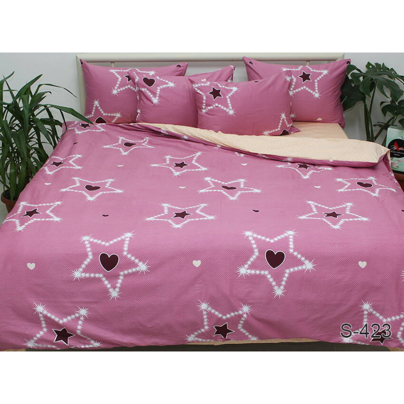 Bed Linen Set with Coordinating Fabric S423