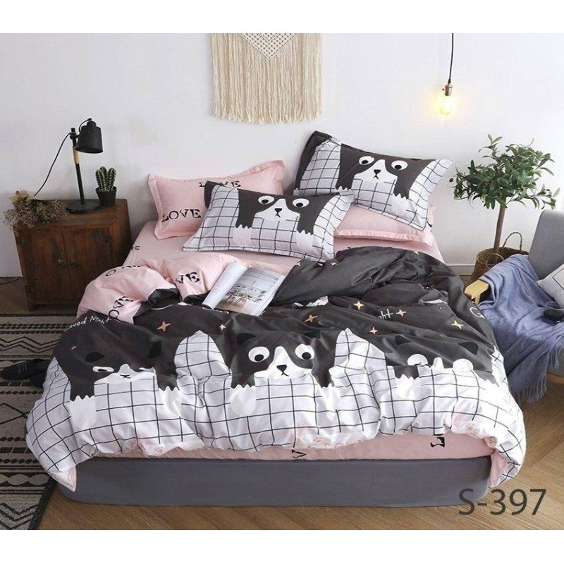 Bed Linen Set with Coordinating Fabric S397
