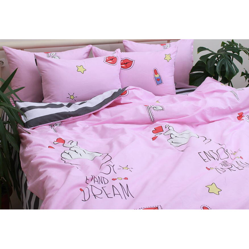 Bed Linen Set with Coordinating Fabric S416