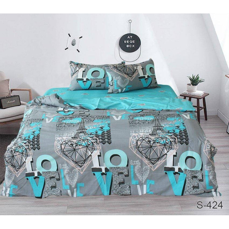 Bed Linen Set with Matching Fabric S424
