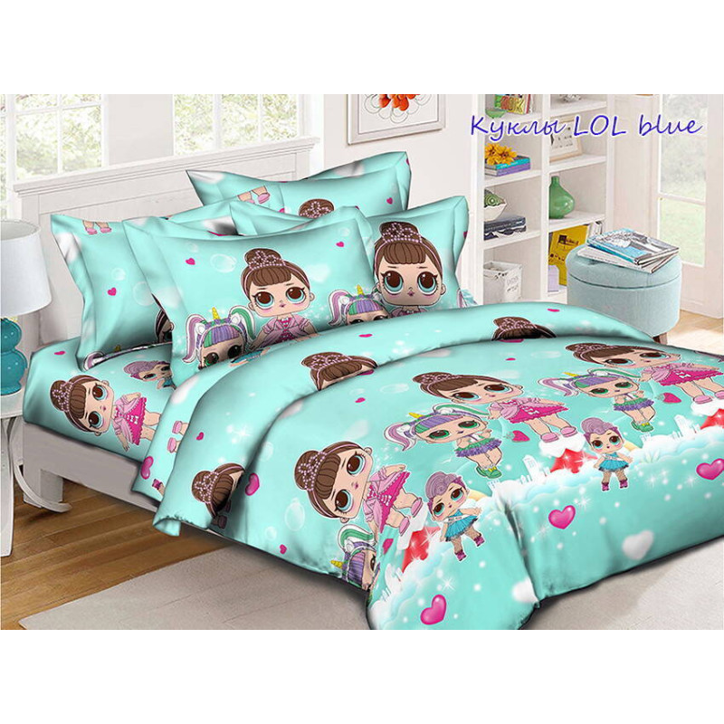 LOL Dolls Blue Bed Linen Set