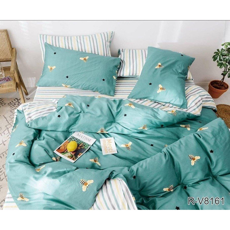 Bed Linen Set with Companion Fabric R-V8161