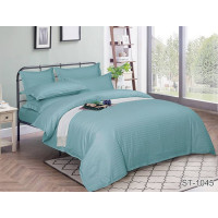 LUXURY ST-1045 Stripe Satin Bed Linen Set