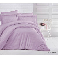 LUXURY ST-1042 Stripe Satin Bed Linen Set