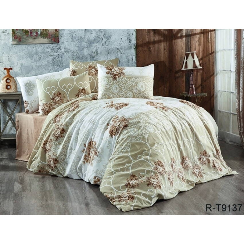 Bed Linen Set with Coordinating Fabric R-T9137
