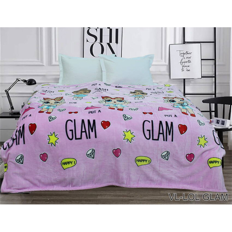 Velsoft (microfiber) Blanket LOL GLAM