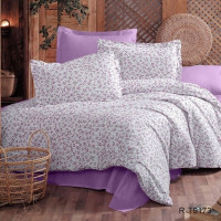 Bed Linen Set with Coordinating Fabric R-T9173