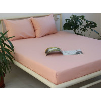 Простирадло на резинці + наволочки 160х200х20 Pale Blush