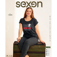 Жіноча піжама Seyko 3XL з еластаном, артикул Pigama-30