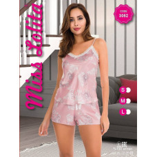 Жіноча піжама Cotpark з атласу, розмір S