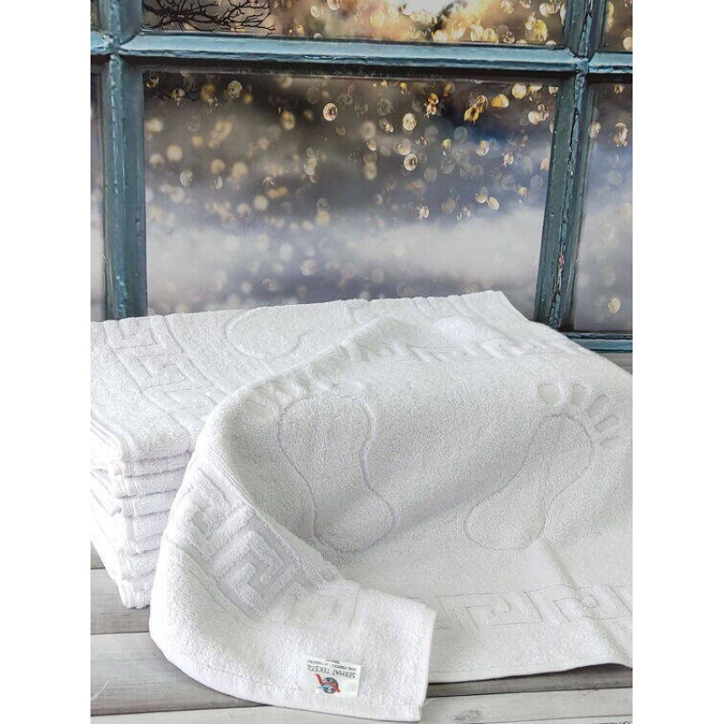 Білі готельні рушники під ноги 50х70см від Sweet Dreams