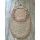 Килимки Sumbul oval pudra 2в1 для ванної кімнати