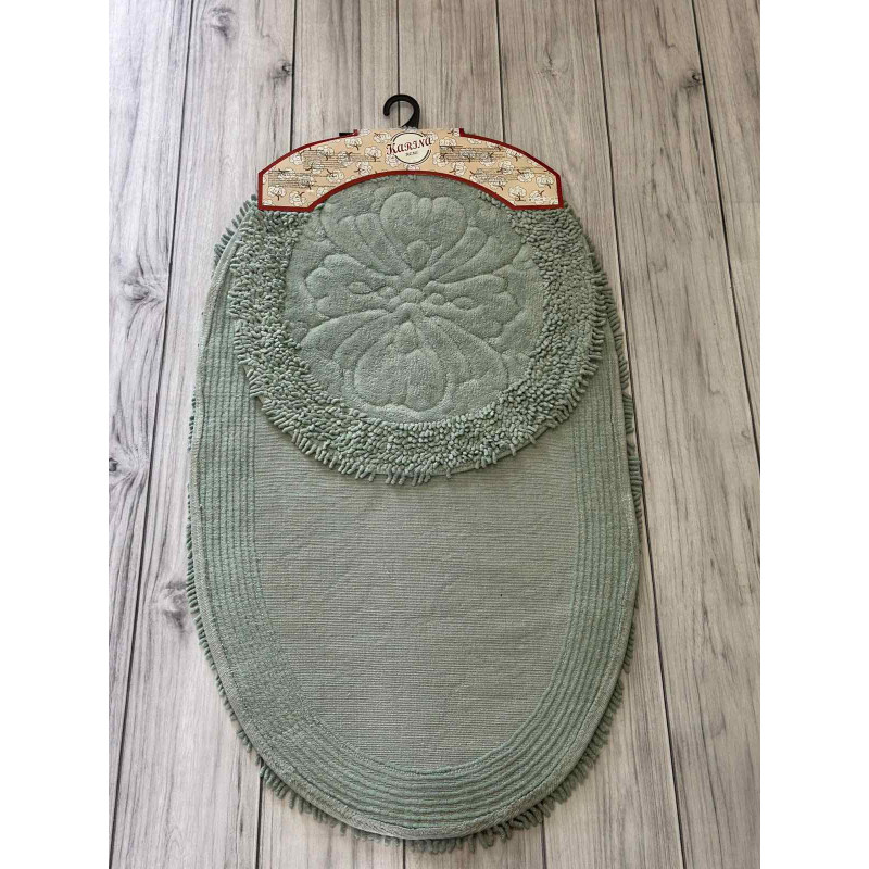 Килимки Sumbul oval mint 2в1 для ванної кімнати