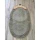 Килимки Sumbul oval gri 2в1 для ванної кімнати