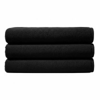 Рушник SoundSleep Eponj махровий 50х100 см 400г чорний (2800004986908)