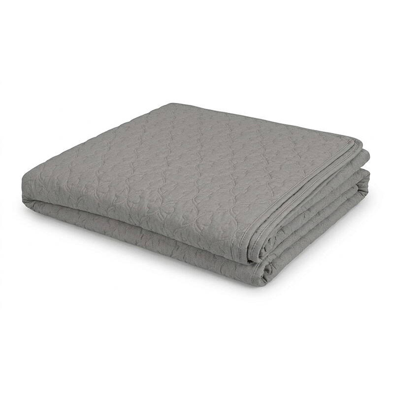 Покривало стьобане графітове з холлофайбером Leleka-Textile 150x220 Покривало Le