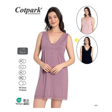 Cotpark Ночная сорочка 10641 black L