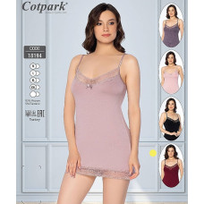 Cotpark Ночная сорочка 18194 bordo 2XL
