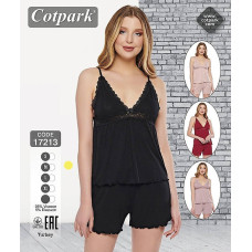 Cotpark Пижама женская 17213 black M