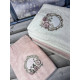 Бамбукові рушники 3D Hayal rose 70×140 см (6 шт)