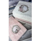 Бамбукові рушники 3D Hayal rose 70×140 см (6 шт)