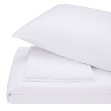 Наволочка SoundSleep Lelitt White сатинова 40×60 см біла 140 г/м²
