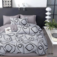 Комплект постільної білизни Viluta двоспальний ранфорс з простирадлом на резинці 160х200