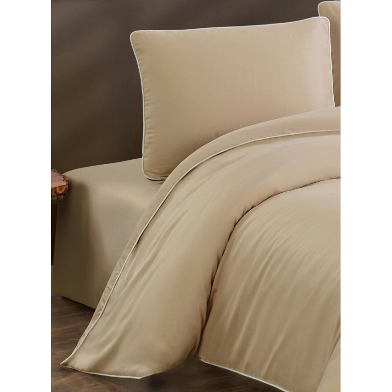 Постільна білизна Zeron Satin KANT 200х220 Bej