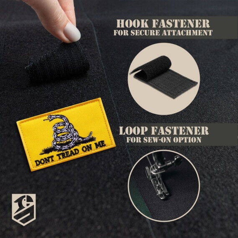Набір тактичних нашивок «Don't Tread On Me»