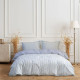 Постільна білизна Lotus Home Timeless блакитний сімейний
