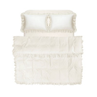 Комплект постільної білизни євро, Washed Cotton, масляний