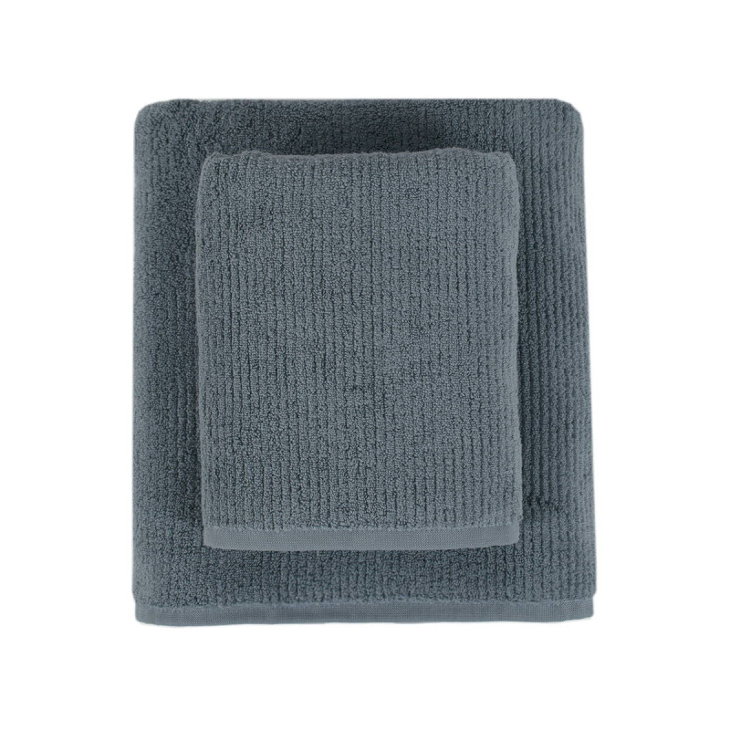 Рушник махровий Lotus Home Bold grey 50*90 100% бавовна