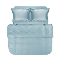 Підковдра сатинова блакитна Lotus Home Carolina