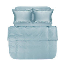 Підковдра сатинова блакитна Lotus Home Carolina