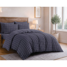 Простирадло бязеве SoundSleep Modern Check 150х220 см