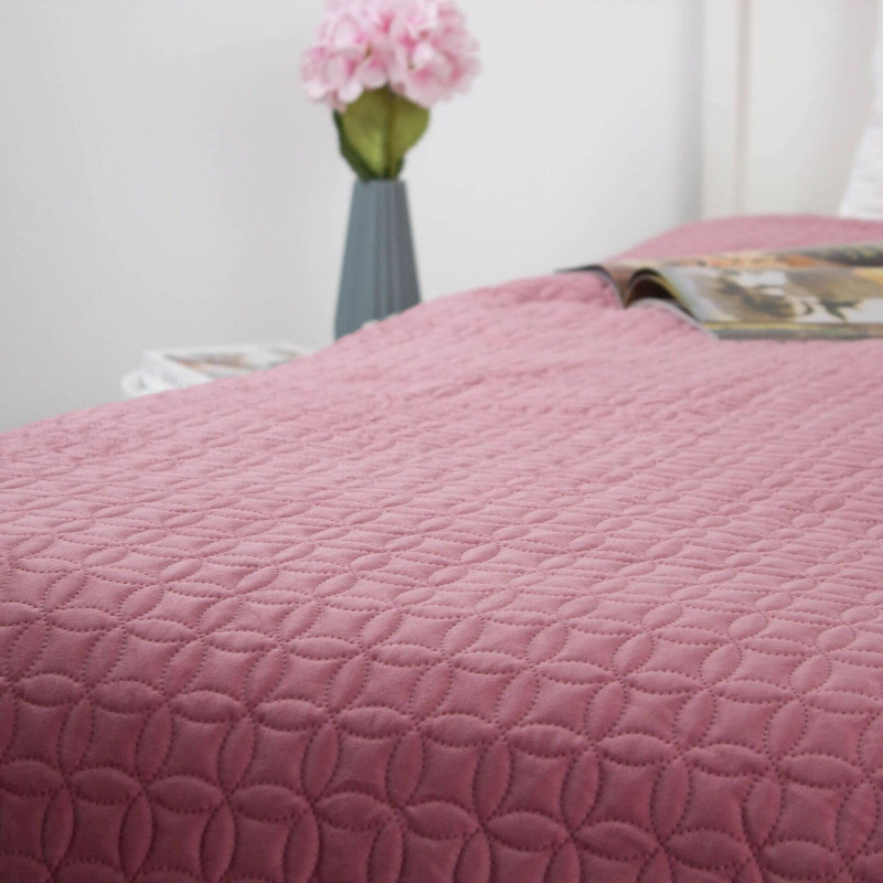Покривало ТЕП VELOUR Mesa rose/Мозаїка, 240x260