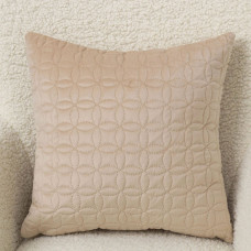 Наволочка декоративна ТЕП "VELOUR" 45*45 см з замком Золотий беж/Мозаїка, 45x45