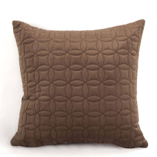 Наволочка декоративна ТЕП "VELOUR" 45*45 см з замком Коричневий/Мозаїка, 45x45
