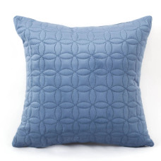 Наволочка декоративна ТЕП "VELOUR" 45*45 см з замком Синій/Мозаїка, 45x45