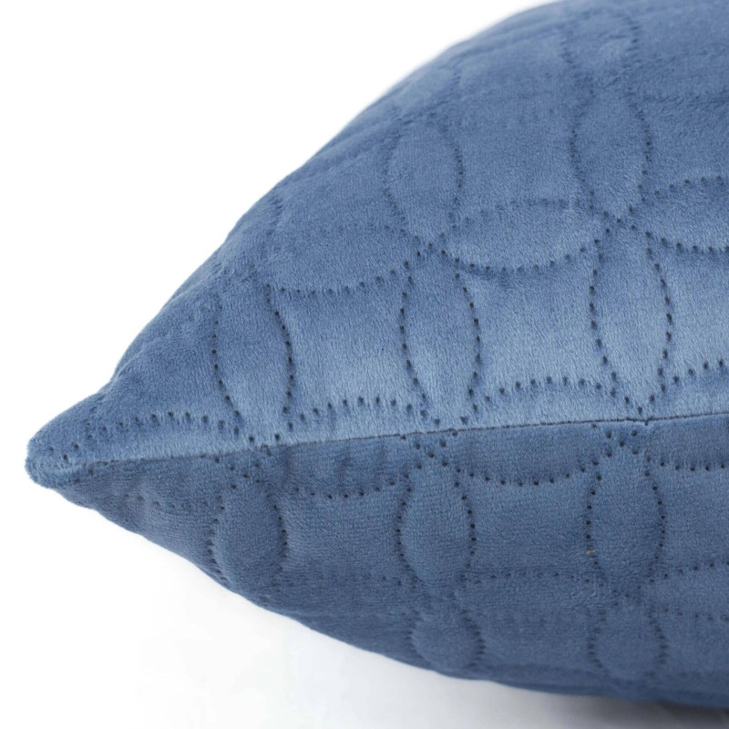 Наволочка декоративна ТЕП VELOUR Синя/Мозаїка 45x45