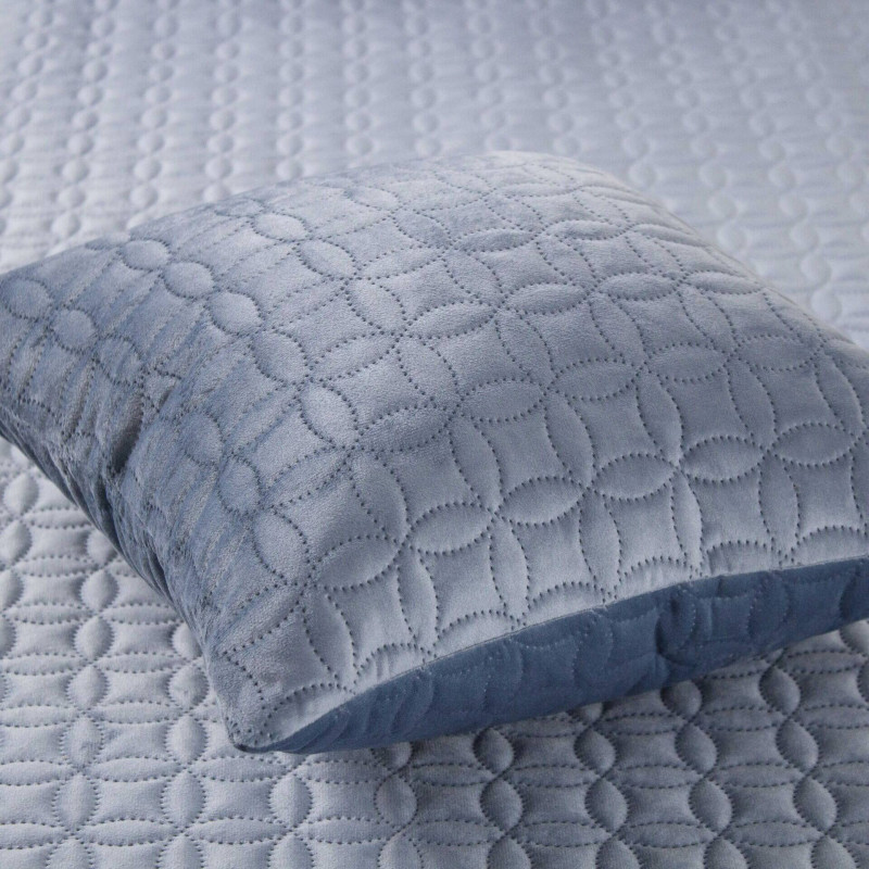 Наволочка декоративна ТЕП VELOUR Синя/Мозаїка 45x45