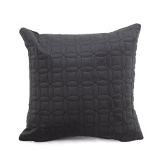 Наволочка декоративна ТЕП "VELOUR" 45*45 см з замком Чорний/Мозаїка, 45x45