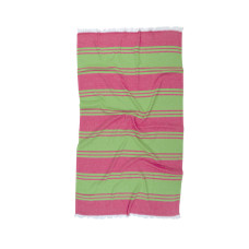 Бавовняний рушник Lotus Home Capri Pestemal 90x160 см зелений з бахромою
