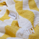 Пляжний рушник Lotus Home Costa muslin 90*175 жовтогарячий