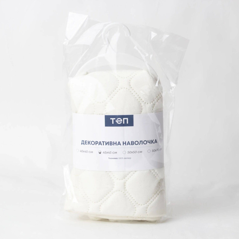 Декоративна велюрова наволочка ТЕП VELOUR 45х45 см